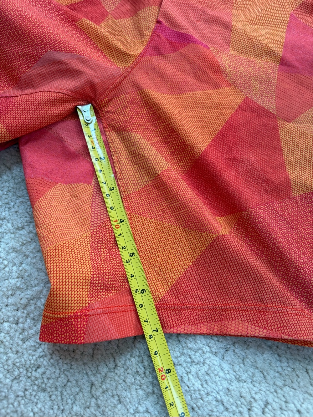 Lululemon Men’s Size Medium Pace Breaker Shorts Linerless 7” in Mesh Mash Orange - Picture 12 of 12